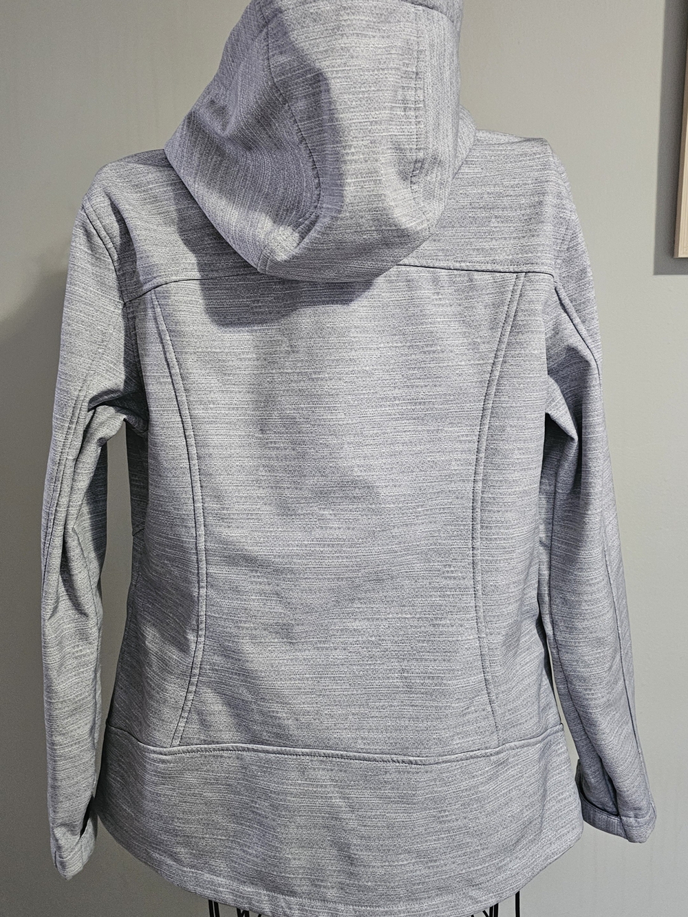 Free Country Women's Heather Gray Hooded Performance Jacket - Picture 4 of 9